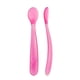 thumbnail image 1 of Chicco Set De 2 Cucharas De Silicón Libre De Bpa Color Rosa, 1 of 6