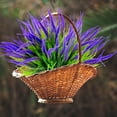 thumbnail image 3 of 12 Bundles Artificial Plants Flowers Outdoors Colorful Wildflowers Faux Flowers UV Resistant Fake Boxwood Silk Flowers Bushes Shrubs Spring Summer Front Porch Patio Yard Outside Decoration, 3 of 5