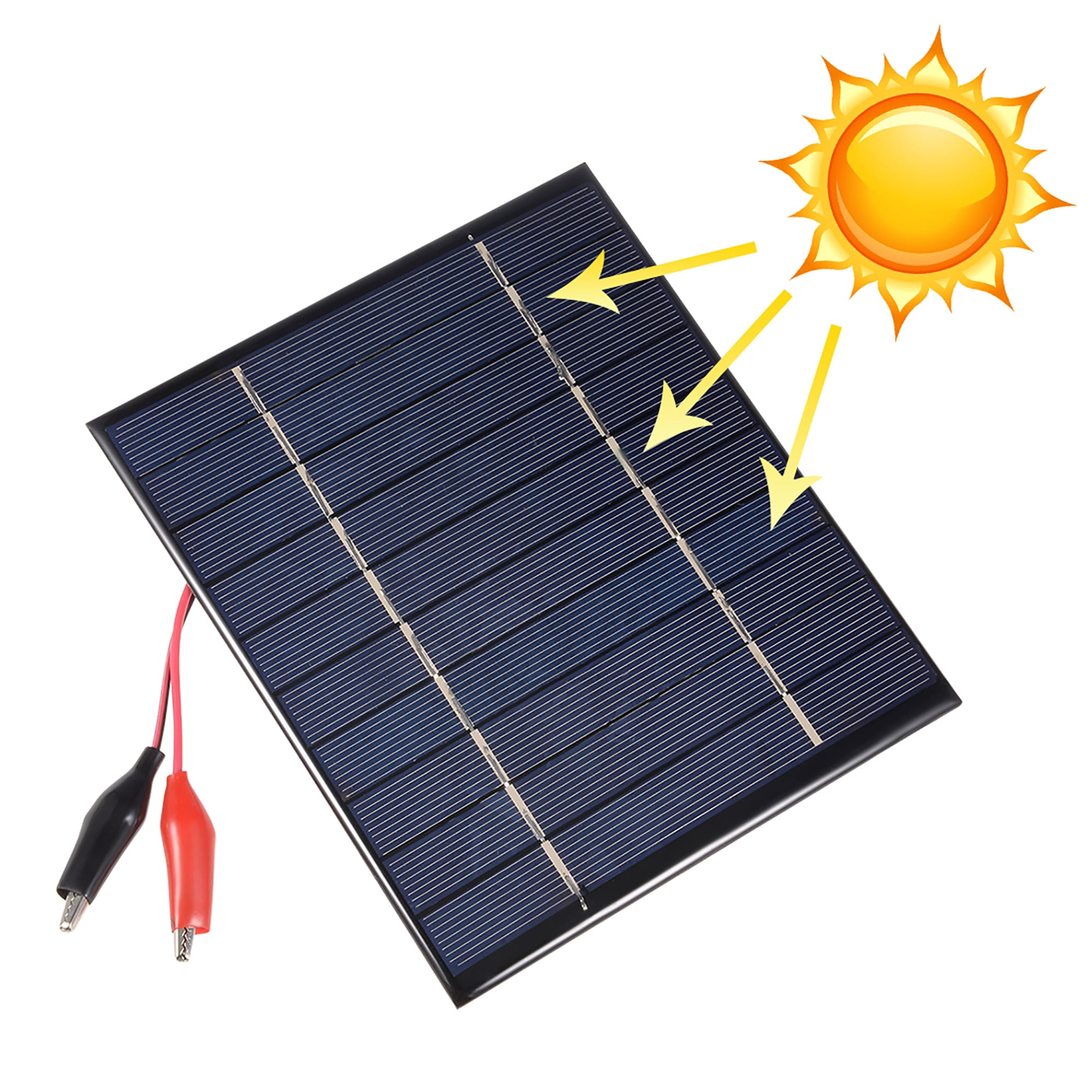 2.5W 5V Small Solar Panel Module DIY Polysilicon with 290mm Wire