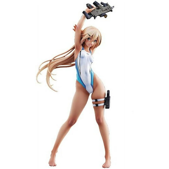 Amakuni - Kouhai-Chan Of The Swimming Club 1/7 PVC Figure Blue Line Version  [COLLECTABLES] Figure, Collectible