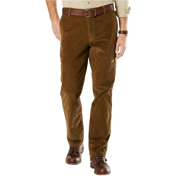 Moda Pantalones De Pana Marrones Nuevos Pantalones Marrones De