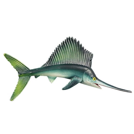 

High Simulation Shortnose Sper-fish Animal Model Marine Organism Decoration for Children Playing