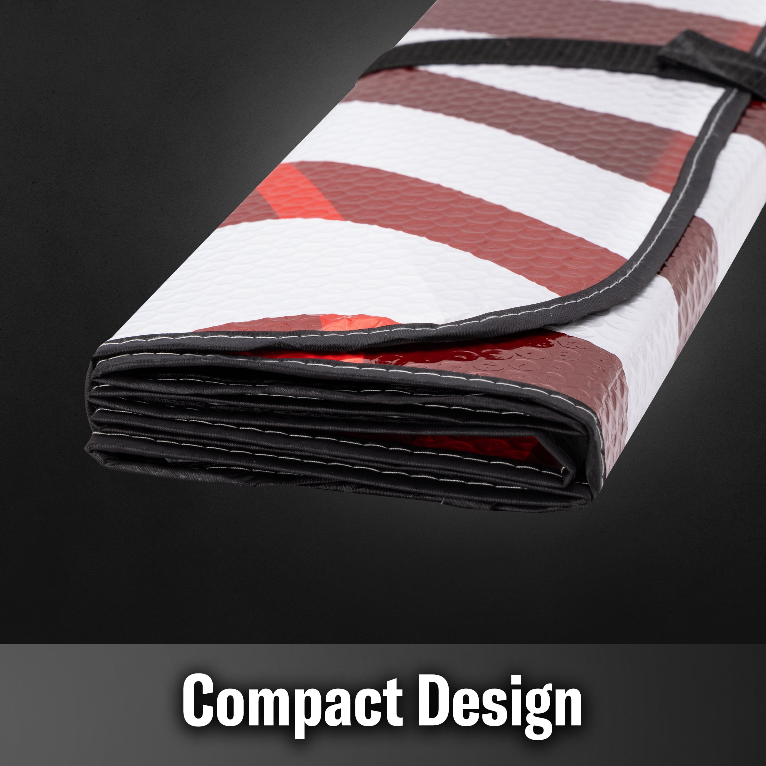 AutoShade Reversible American Flag Accordion Sunshade