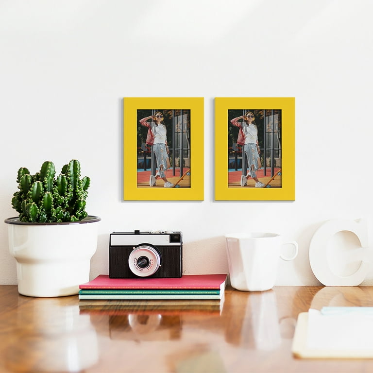 Wexford Home Grooved 3.5 in. x 5 in. Black Picture Frame (Set of 2)