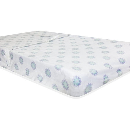 Wendy Bellissimo Contoured Diaper Pad Cover for Diaper Changer Elephant Pattern from the Anya Collection in Lavender and