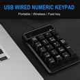 thumbnail image 4 of NARABB Bluetooth 4.0 Digital Keyboard Number Num Pad 19 Keys Digital Keyboard Portable For Laptop Notebook Tablets, 4 of 9