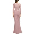 thumbnail image 4 of Miusol Women's Vintage Floral Lace Ruffle Half Sleeve Formal Evening Long Dress, 4 of 8