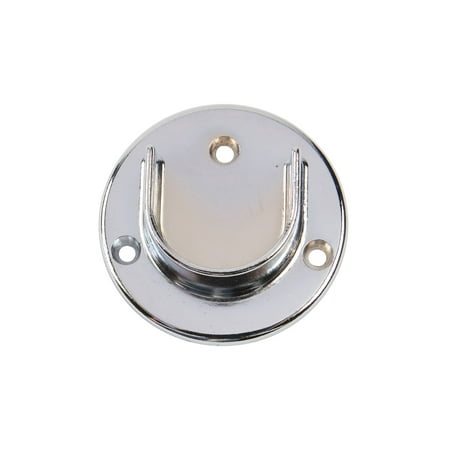 1 Inch Flange - Open Chrome Flange for 1 ¼ inch Diameter Hangrail - Set of 2