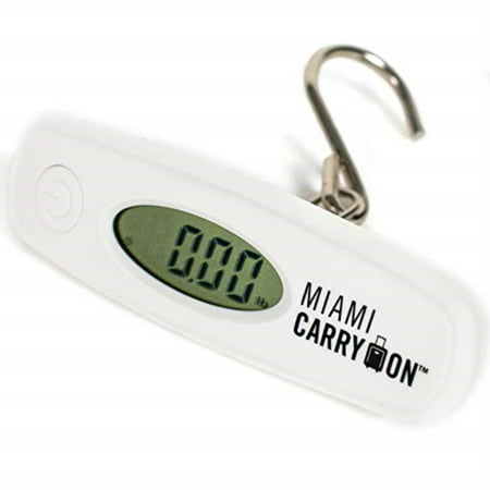 Unisex Adult Digital Luggage Scale One Size US Perfect travel solution that will save you hundreds on airline overweight fees. This ultra tiny digital scale is molded of durable ABS to fit in your hand and comes in a variety of colors. It digitally weights luggage up to 110 pounds and features an easy to read display that eliminates guesswork. Small enough to toss into your luggage!.Features Color - White. Dimension - 5 W x 8 H x 2.25 D in. Item Weight - 0.30 lbs. - SKU: NFTL099