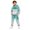 0##Light Green547, variant on Kiijoy Boys Casual Athletic Tracksuit California Print Hoodie Joggers Outfits, Size 2-14