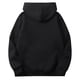 thumbnail image 2 of Sudadera con capucha Kissonic para hombre, forro polar, forro sherpa, color negro cálido, 2 of 6