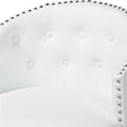 thumbnail image 4 of Pemberly Row White Faux Leather and Brown Wood 2-Piece Counter Stool Set, 4 of 9