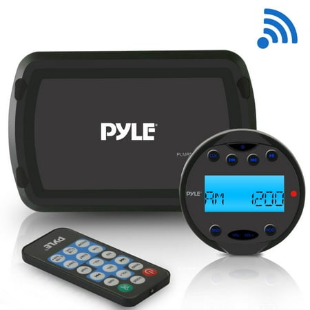 PYLE PLMR93W - Round Waterproof Marine Radio - 200W ... walmart radio wiring harness 
