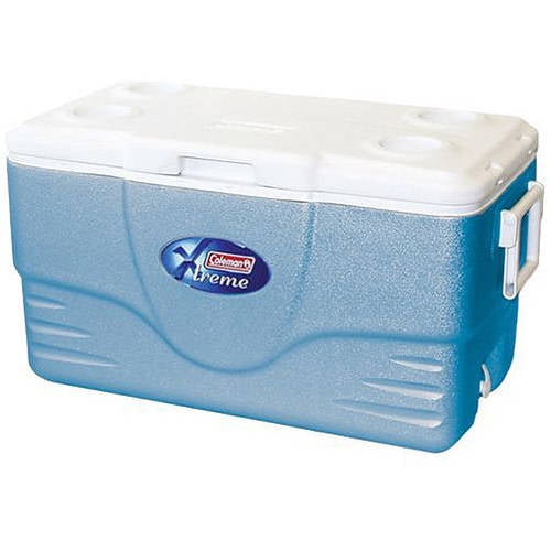coleman 100 quart xtreme wheeled blue cooler