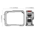 thumbnail image 2 of For Insta360 Ace Pro 2 PULUZ Aluminum Alloy Protective Cage Rig Dual Cold Shoe Housing Frame, 2 of 8