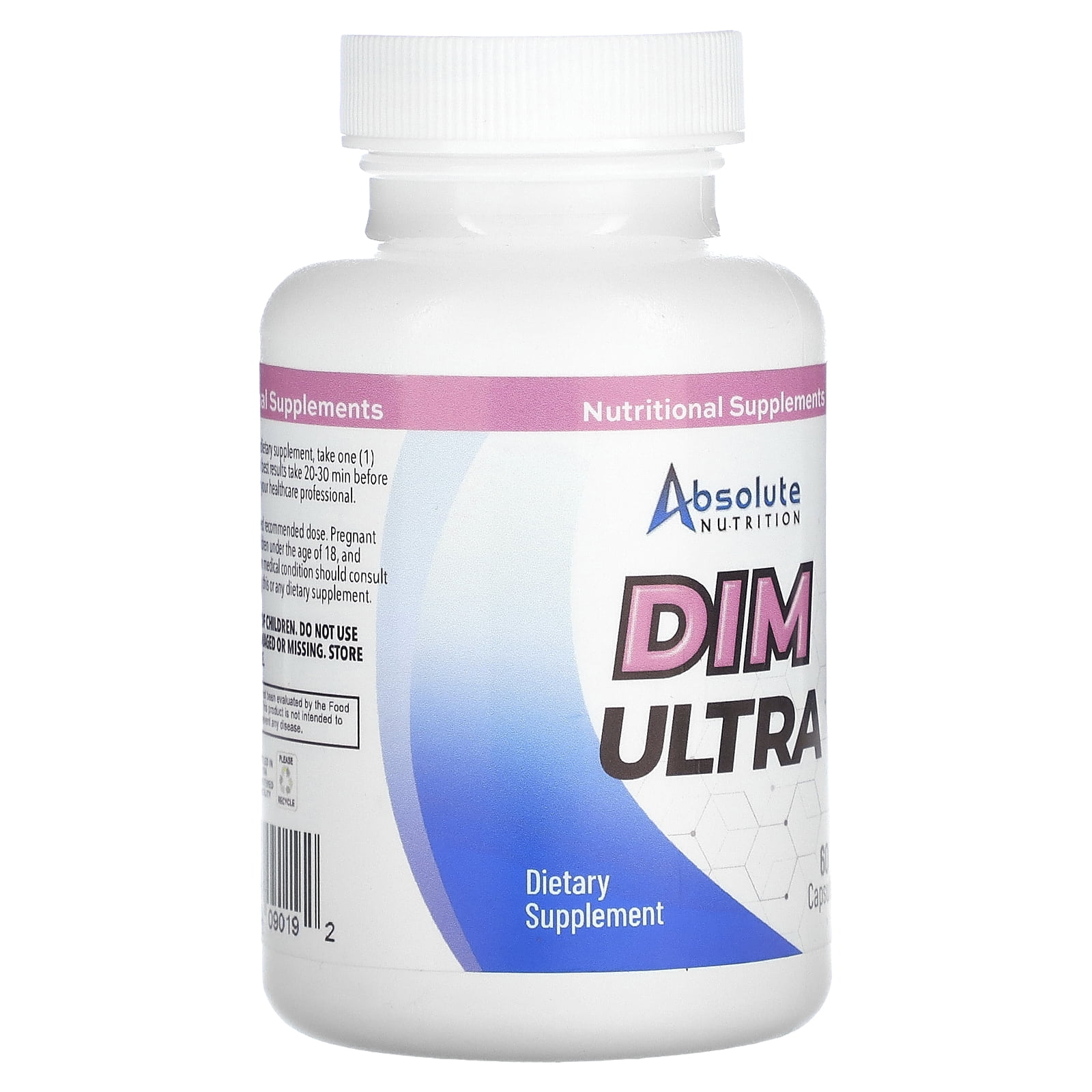DIM Capsules – 350mg – 60ct – Mood, Weight & Hormonal Support for Men & Women – Enhanced Absorption with BioPerine®