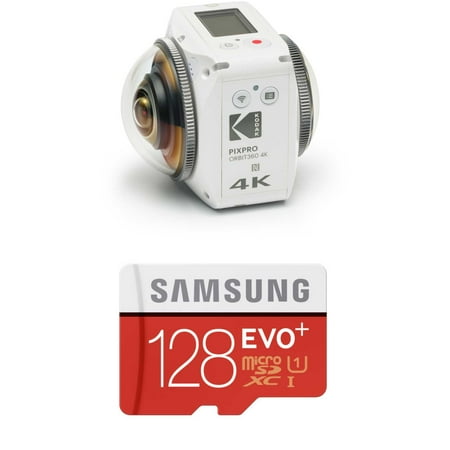 KODAK PIXPRO ORBIT360 4K 360° VR Camera Adventure Pack 128GB Bundle