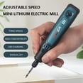 thumbnail image 2 of USB Cordless Rotary Tool Kit Woodworking Electric Drill Grinder Engraver Pen DIY For Jewelry Metal Glass Mini Wireless Drill, 2 of 6