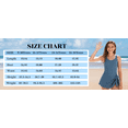thumbnail image 6 of Aideaone Girl One Piece Swimdress Swimsuits Adjustable Straps Bathing Suit with kirt Tummy Control Swim Dresses Size 10-16, 6 of 6