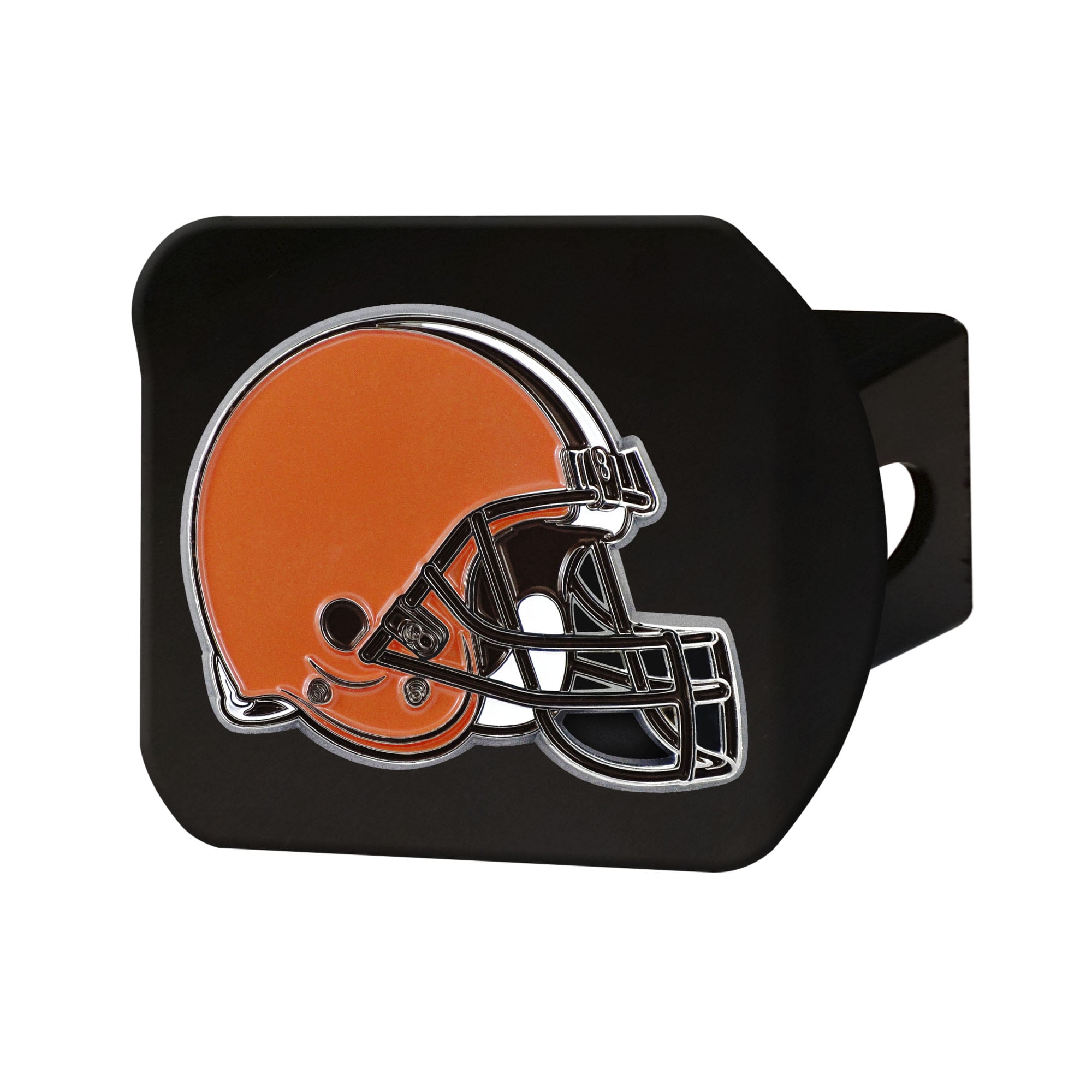 Fan Mat 22550 Trailer Hitch Cover Fits 2 Inch Receiver Nfl Cleveland Browns Logo On Black Chrome Plated Metal Walmart Canada