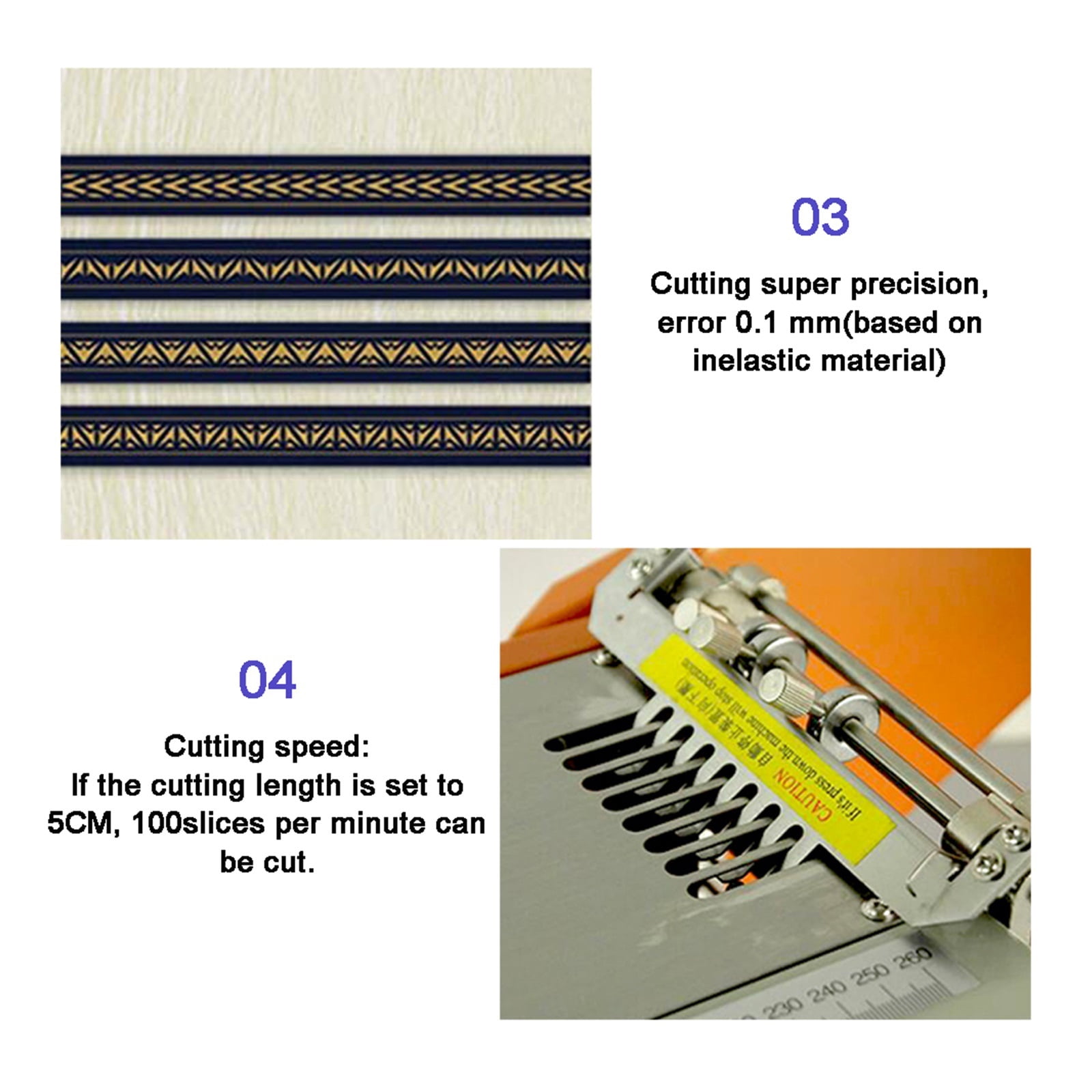 Computer Hot And Cold Cloth Belt Tape Cutting Machine Auto Magic Adhesive Tape Webbing Machine Elastic Cut Tools