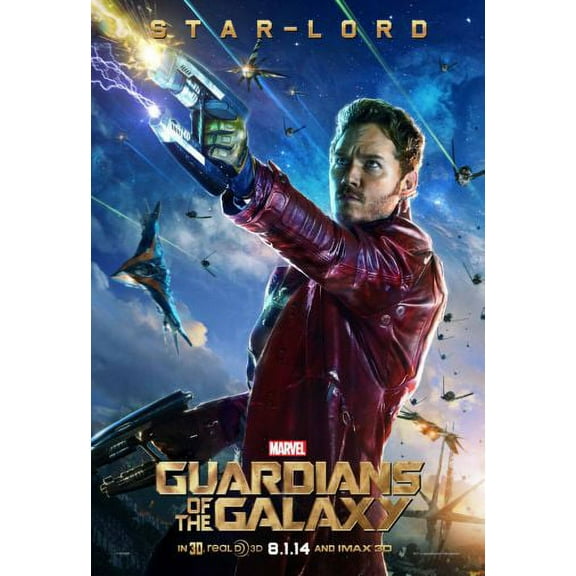 Guardians Of The Galaxy Movie Poster 12x16 Print on Metal Sign 12in x 16in #132417 Square Adults Z Posters