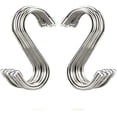 thumbnail image 1 of Paquete de 20 ganchos en forma de S de 3,4 pulgadas, perchas de Metal de acero inoxidable, ganchos para colgar para cocina, taller, baño, jardín, 1 of 5