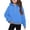 Blue, variant on Long Sleeve Shirts for Girls Solid Half Zip Hooded Pullover Thumb Cuff Drop Shoulder Cut for Teen Girls Wear