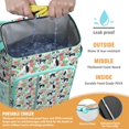 thumbnail image 2 of Travel Cooler Bag - Boston Terriers and Flowers Camping Beer Cooler Backpack with Bottle Opener- Waterproof Insulated Picnic Backpacks - Cooler Bag for Beach, 2 of 6