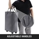 thumbnail image 4 of Cesto De Ropa Sucia Con Ruedas Delgado, Cesto De Ropa Sucia Delgado Con Ruedas Y Manijas Largas Ajustables, Cesto De Ropa Sucia Pequeño Con Parte Superior De Malla, Cesto De Ropa Sucia Estre, 4 of 8