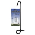 thumbnail image 6 of KINREX Garden Flag Pole Holder Stand - Black Metal Iron Wrought Stake Poles for Outdoor Garden Lawn Yard - 3 Piece Set - 35" Tall x 15.5" Wide, 6 of 6