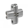 thumbnail image 4 of Bisagras ocultas cruzadas invisibles para puerta plegable de aleación de zinc de 180 grados (43,7 mm), 4 of 5