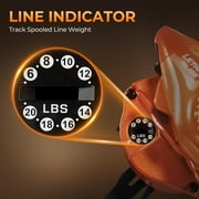 KastKing Baitcaster Fishing Rod and Reel Combo,Cast-610 Mh-right Handed Twin-Tip IM6 Graphite-Lethal Blaze