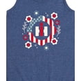 thumbnail image 3 of Case IH - Patriotic Flowers  - Girls Aline Dress, 3 of 5
