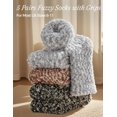 thumbnail image 5 of PUMIER Warm & Cozy Christmas Gifts for Women, Fluffy Fuzzy Sock, Plush Sleeping Slipper Socks - Soft Warm Fabric, 5 of 6