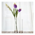 thumbnail image 5 of Quality Thick Weighted Clear Cylinder Glass Vases, 3" W x 10" H, Flower Bud Vase Skinny Narrow Floral Bouquet Container for Wedding Centerpieces Pen Brush Holder, 1 Piece, 5 of 7