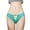Green, variant on Women's Panties Jewelry V Shaped Lace Briefs for Women with Low-Waist Design and Breathable Transparent Sheer Comfortable Underwear Orange One Size