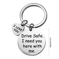 thumbnail image 3 of Fashionable Stainless Steel Keychain for Father and Daughter Gifts, 3 of 6