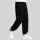 thumbnail image 4 of Niños pantalones niñas Color sólido suelto de ajuste casual deportivo cónico con bolsillos laterales cintura Niños niñas vestido pantalones, 4 of 8