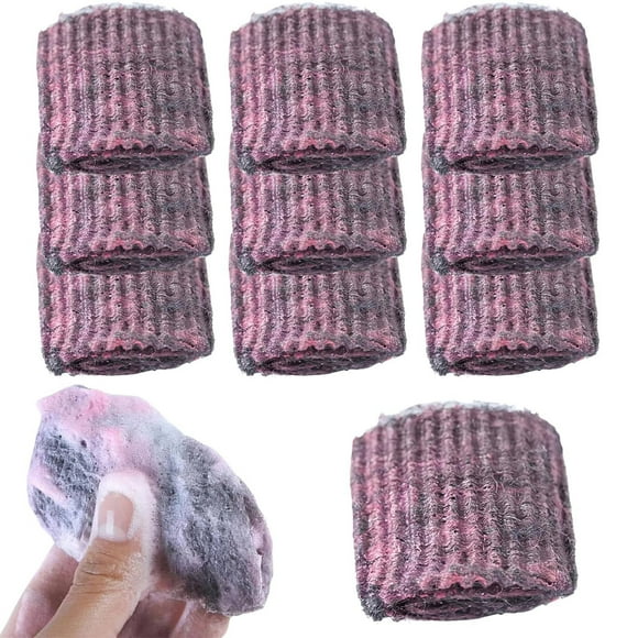 Clearance Sales! DomFun 60 Pieces Soap Pads With Soap Wool Soap Pads For Cleaning Pans Pre Soaped Effective Cleaning Pads Metal Scouring Pads Anti Scratch