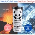 thumbnail image 4 of 30oz Panda Tumbler with Handle and Straw, Panda Gifts for Women,Girls, Panda Insulated Leak Proof Travel Coffee Mug, Reusable Stainless Steel Tumbler for Panda Lovers, 4 of 6