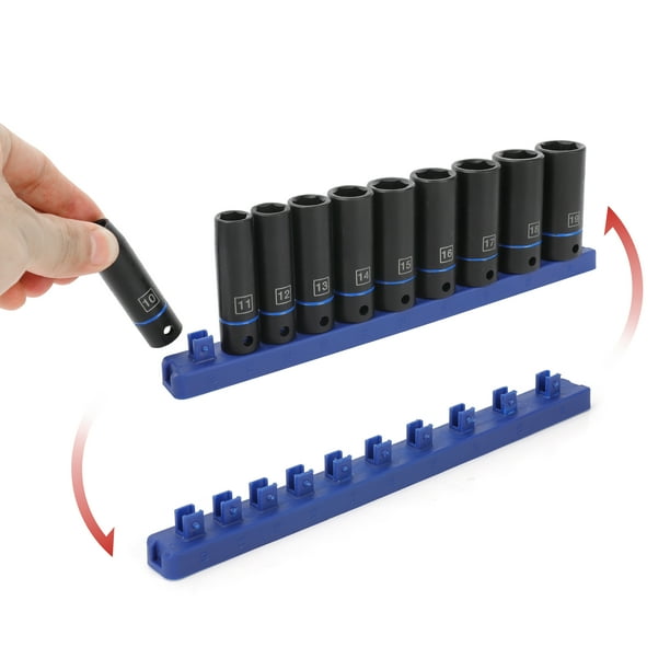 Hyper Tough 11-Piece 3/8-Inch, Deep Drive Impact Socket Set mm