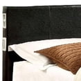 thumbnail image 3 of Benjara Leatherette Upholstered California King Bed with Headboard, Brown, 3 of 5