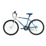 Titan Pioneer 18-Speed Steel Mens Mountain Bicycle, Blue