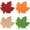 B, variant on VogueV Fall Maple Leaf Table Decor - Wooden Sign And Tray Decorations for Thanksgiving, Autumn Themed Home And Desk Styling, Rustic Farmhouse Style for Seasonal Display, 4 Pcs Maple Leaf Ornaments