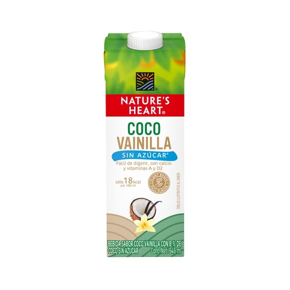 Bebida vegetal Nature's Heart sabor coco vainilla sin azúcar 946 ml