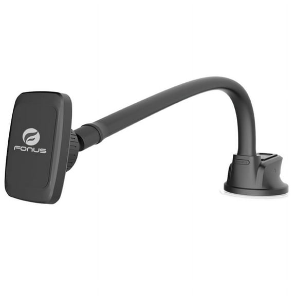 Premium Car Mount Magnetic Dashboard Windshield Holder Long Gooseneck Window Swivel Dock [Extra Strong Magnets] Compatible With iPad 9.7 O3A