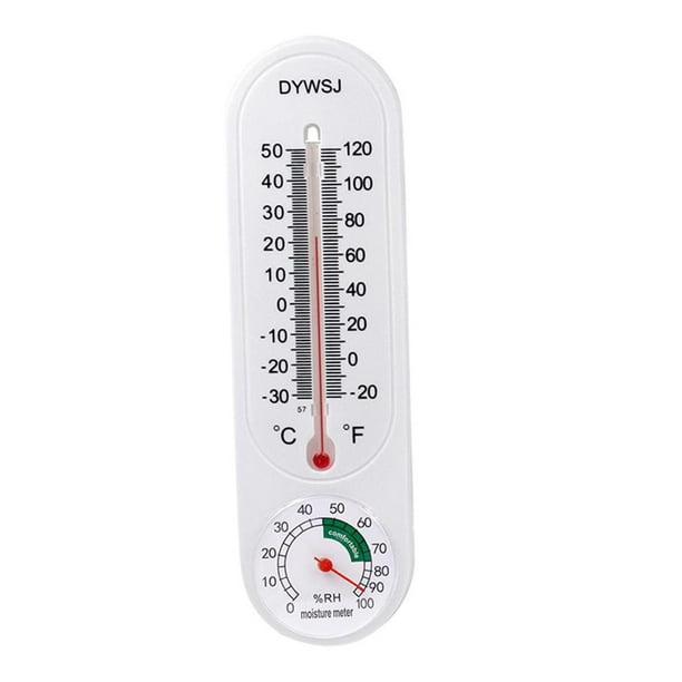 Termometro de pared Higrometro Medidor portatil de humedad y temperatura probador de temperatura para la temperatura para hogar Sunnimix Termometro Walmart en linea