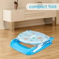 Foldable Baby Bather Adjustable 2 Reclining Positions Bath Support