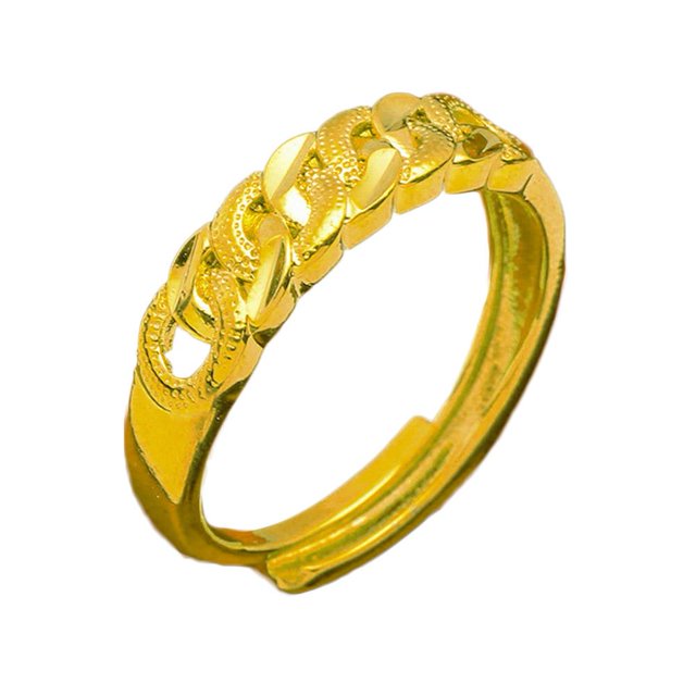 Wartleves Anillos de color dorado ajustables para joyería unisex Lote S1 X9J5 ¡CALIENTE!